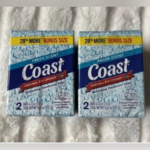 Coast Original Eye Opener Refreshing Deodorant Soap 2 Pcs